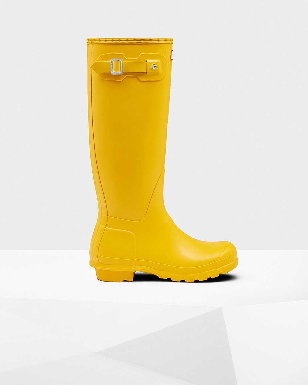 Womens Hunter Tall Rain Boots Yellow - Original - 1826059-CN